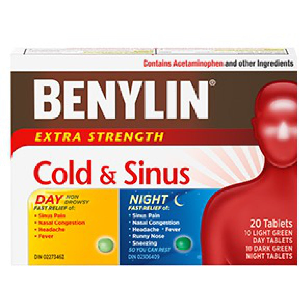 Benylin Cold & Sinus Combo 10+10 – Aiton Drug Co