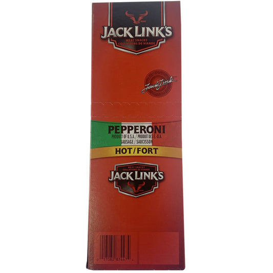 Jack Link Pepperoni Stick Hot 80g 12/bx