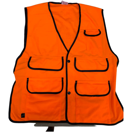 Adult Orange Fleece Vest 346A