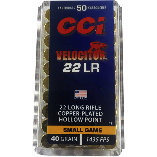 47 CCI 22LR Velocitor 40grain CPH