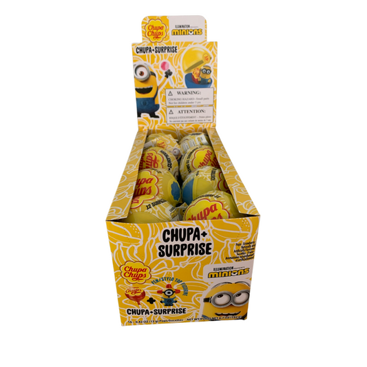 Chupa Chups - Chupa + Surprise Toy Minion 16/bag
