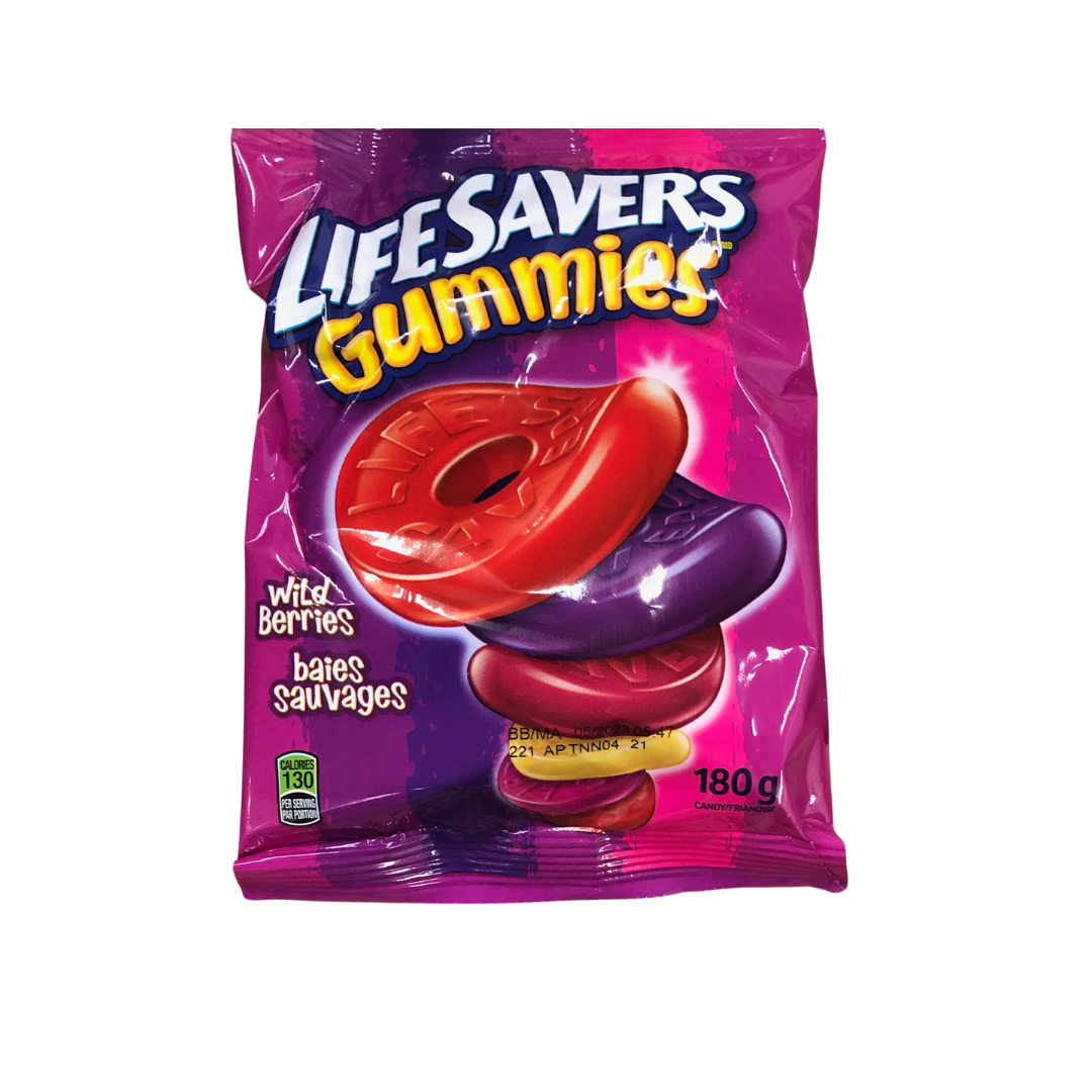 LifeSaver Gummies Wild Berry 180g 12/cs