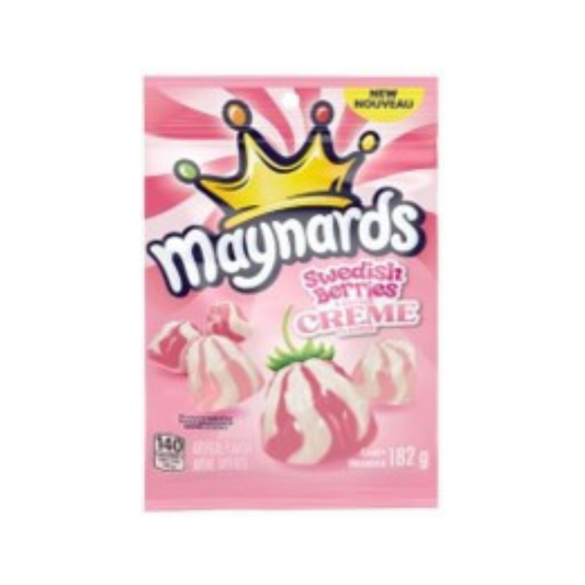 Maynards Swedish Berries&Cream 182 g 12/cs