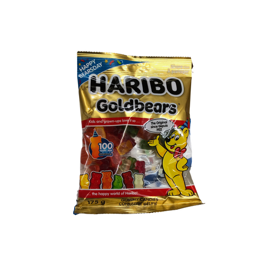 Haribo Goldbears Gummy Candy 175g 12/cs