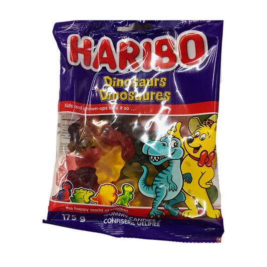 Haribo Dino's Gummy Candy 175g 12/cs