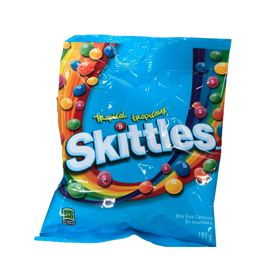 Skittles Tangy Tropical 191g 12/case